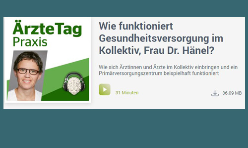 Der ÄrzteTag-Podcast - Wie funktioniert Gesundheitsversorgung im Kollektiv, Frau Dr. Hänel?